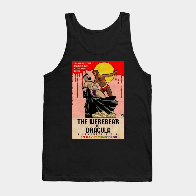 The Werebear vs. Dracula Tank Top by Jims_wee_sketches